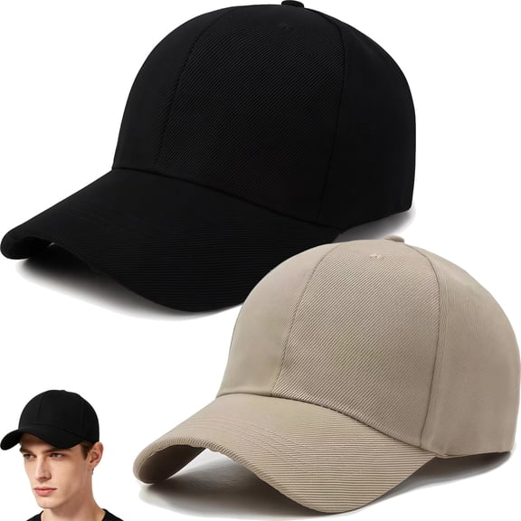 2 Packs Baseball Cap Golf Dad Hat for Men and Women