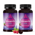 thumbnail image 1 of (2 Packs) Biobor Ashwagandha Gummies, KSM-66 Root Extract with Vitamin D3, Stress & Immune Support (Raspberry, 60ct), 1 of 7