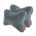 thumbnail image 1 of 2 Packs Bookishbunny Premium Memory Foam Car Seat Head Rest Support Pillow Neck Pain Relief Bone Travel, 1 of 6