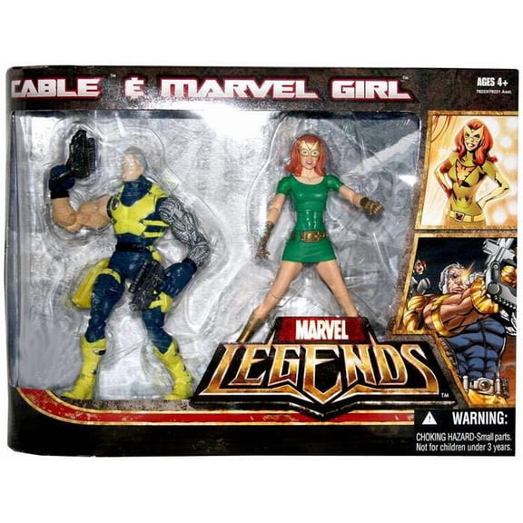 2-Packs Cable & Marvel Girl Action Figure 2-Pack