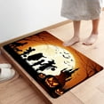 2 Packs Carpet,Halloween Patterned Carpet From Bathroom Anti Slip Mat