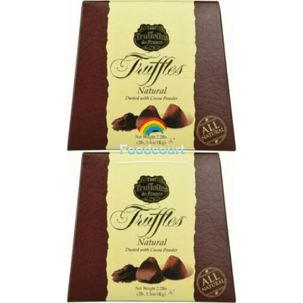 2 Packs Chocmod Truffettes de France Natural Truffles 2.2 LB Each