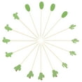 thumbnail image 1 of Raindrops Bamboo Cocktail Picks for Appetizers and Desserts Multi of 2 Ideal for Parties and Gatherings, 1 of 6
