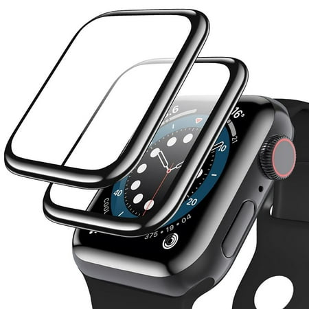 2 Packs Compatible for Apple Watch Series 10 42mm Screen Protector, [Not Glass] HD Clear PET Soft Protective Film for Apple Watch Screen Protector 46mm, Anti Scratch & Touch Sensitive