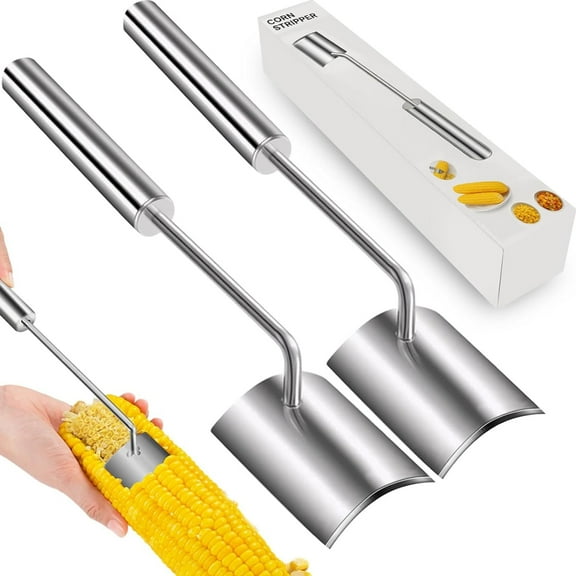 2PCS Corn Peeler Corn Peeler for Corn on The Cob,2025 Upgrade Corns Cob Stripper Cutter Remover Kitchen Indoor,Corns Peelers on The Cob Holders for Women Home Dining Enthusiasts Gadget (2 pack)