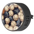 2 Packs Decoration Air Freshener Baseball Ball Background Car