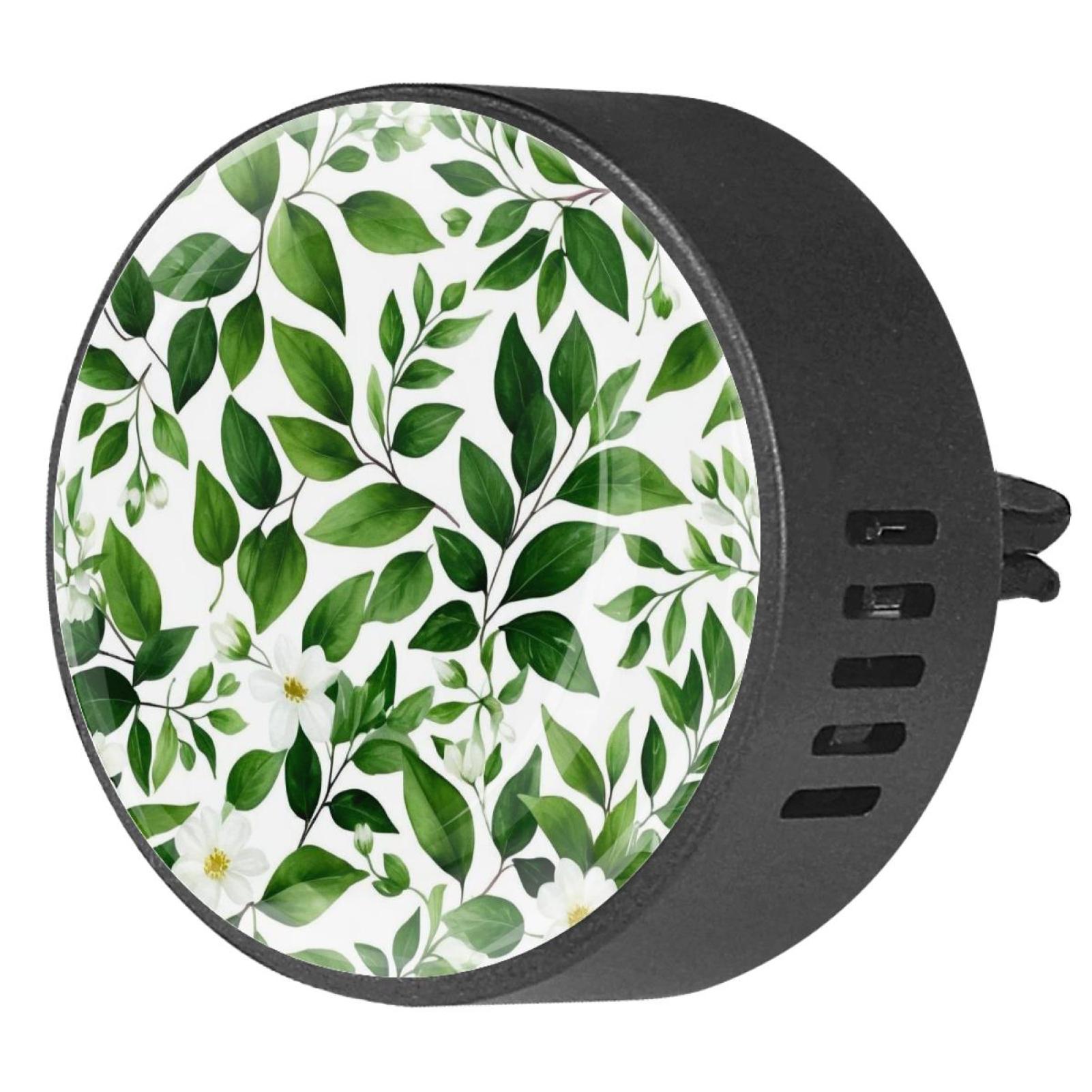 2 Packs Decoration Air Freshener Flowers and Green Leaves Car