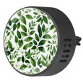 2 Packs Decoration Air Freshener Flowers and Green Leaves Car