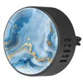 2 Packs Decoration Air Freshener Marble Car Aromatherapy Essential Oil