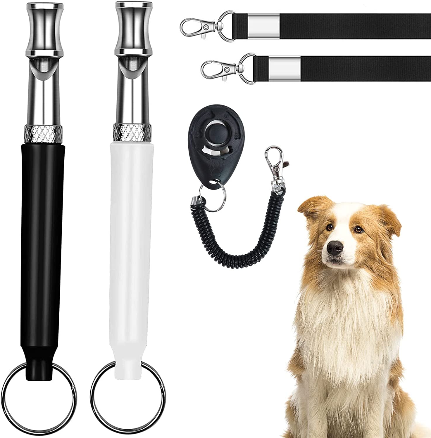 2 Packs Dog Whistle to Stop Barking Make Dogs Come to You Silent Dog