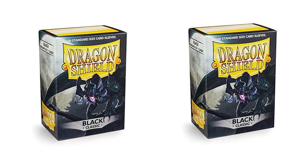  2 Packs Dragon Shield Inner Sleeve Clear Standard Size 100 ct  Card Sleeves Individual Pack : Toys & Games