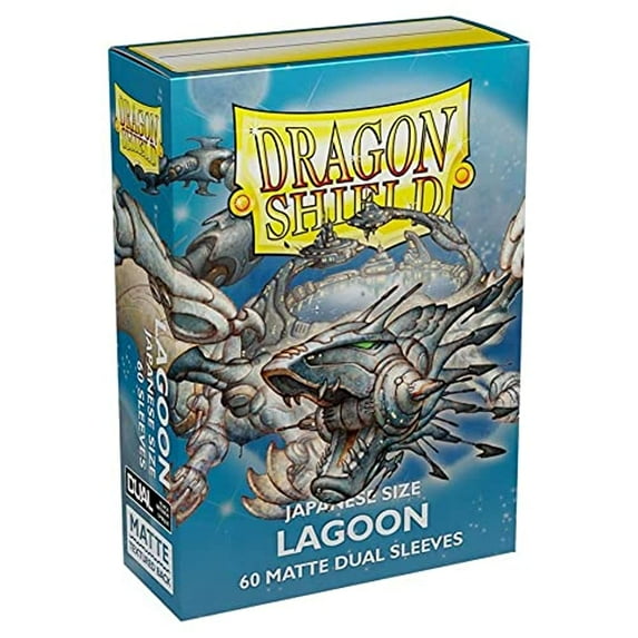 2 Packs Dragon Shield Dual Matte Mini Japanese Lagoon 60 ct Card Sleeves Value Bundle!