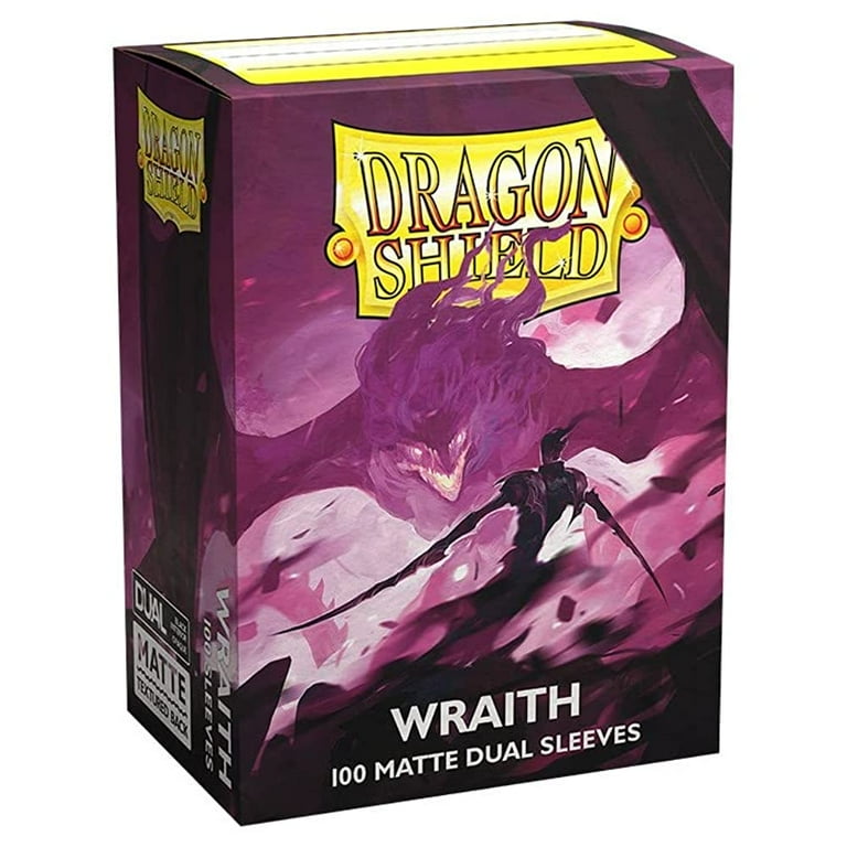 Dragon Shield 2 Packs Dragon Shield Dual Matte Wraith Standard Size 100 ct Card Sleeves Value Bundle!