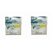 2 Packs Dragon Shield Inner Sleeve Sideloader Clear Standard Size 100 ct Card Sleeves Individual Pack