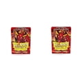 thumbnail image 1 of 2 Packs Dragon Shield Matte Mini Japanese Crimson 60 ct Card Sleeves Value Bundle!, 1 of 5