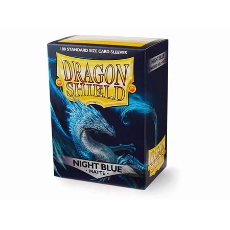 2 Packs Dragon Shield Matte Night Blue Standard Size 100 ct Card Sleeves Value Bundle!