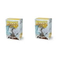 thumbnail image 1 of 2 Packs Dragon Shield Matte Silver Standard Size 100 ct Card Sleeves Value Bundle!, 1 of 5
