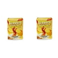 thumbnail image 1 of 2 Packs Dragon Shield Matte Yellow Standard Size 100 ct Card Sleeves Value Bundle!, 1 of 5