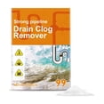 thumbnail image 1 of 2 Packs Drain Cleaner Powder Fast Acting Enzyme and Caustic Formula for Kitchen Sink Bathroom Shower Tub Pipe Unclogger Removes Grease Hair Food Waste and Odors Septic Safe Drain Opener Treatment, 1 of 9