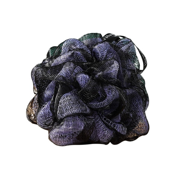 2 Packs Dreamy Colorful Bath Flower Sponge Soft Non Scattering Scrubbing Wash for Shower High Beauty Skin Friendly Exfoliating Body Scrubber with Hanging Loop Bathroom Accessories