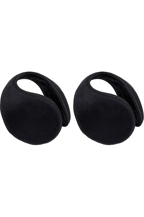 2 Packs Ear Warmer Fleece Earmuff Winter Accessory for Men Women