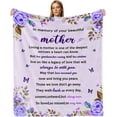 thumbnail image 1 of Sympathy Gifts for Loss of Mother Sympathy Blanket Memorial Blanket Loss of Mom Sympathy Gifts in Memory of Loved One Gifts Grief Gifts Bereavement Gifts Condolences Gifts Throw Blankets 50x60 inches, 1 of 5