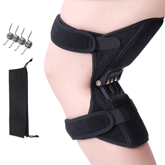 2 Packs FVSTR Power Knee Brace Joint Support, Power Knee Stabilizer Pads, Protective Gear Booster with Powerful Springs