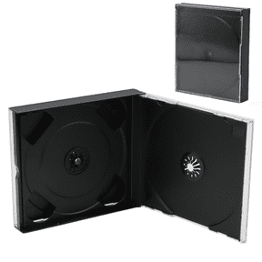 2 Packs For Sony PlayStation 1 PS1 Quad 4-Disc CD Video Game Replacement Case Holder