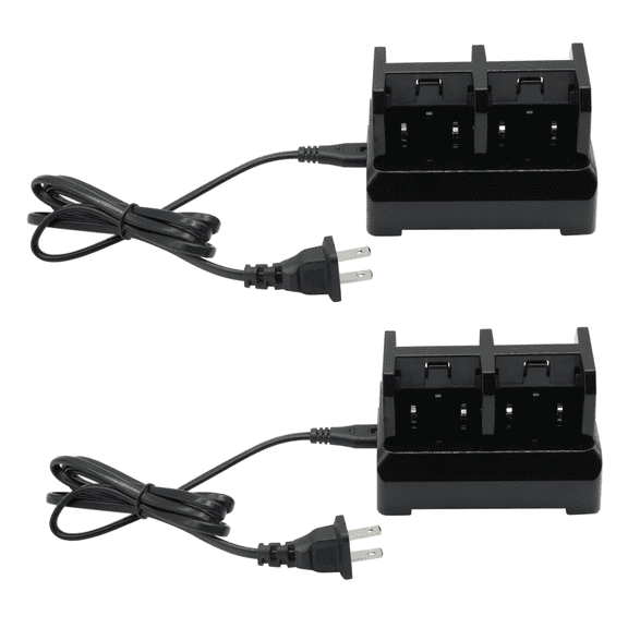2 Packs Four Ports C300 Charger For Trimble GPS GNSS battery 5700 5800 R8 R7