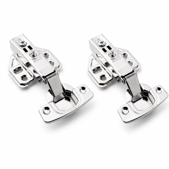 2 Packs Full Overlay Cabinet Door Hinges,105 Degree Adjustable Concealed Kitchen Cabinet Hinges Soft Close for Face Frame Cabinet