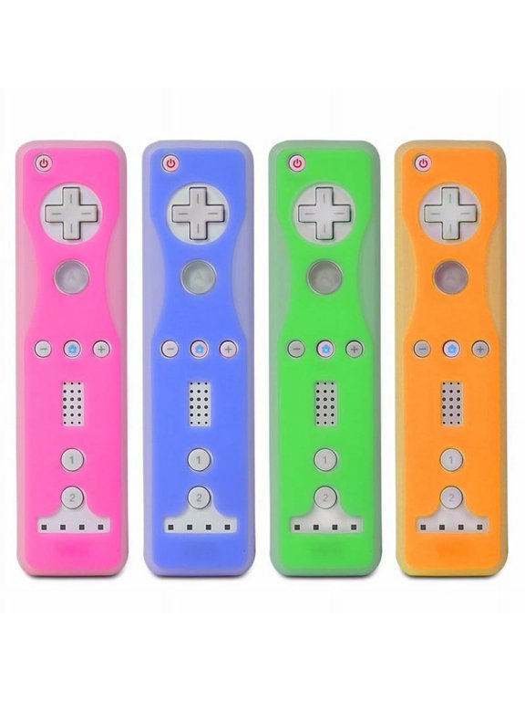 2 Packs Gesture Controller and Nunchuck Joystick Silicone Case Skin for Nintendo Wii Gamepad Console