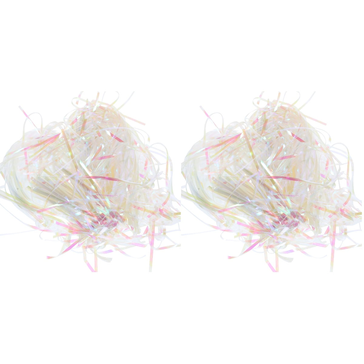 2 Packs Gift Box Decorations Boxes Shredded Paper Plastic Gift Filler Plastic Crinkle Cut Shred