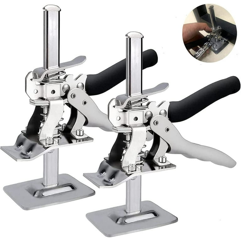 2 Packs Hand Lifting Tool Jack, Labor-saving Arm Jack, The Height can be  Raised by 5-100mm, Door Panel Drywall Lifting Cabinet, Up to 265 lb, Board