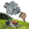 thumbnail image 1 of 2 Packs Heavy Duty Tractor Mower Ignition Switch 3-Position 5-Terminal Universal Replacement for Craftsman Cub Cadet Husqvarna MTD with 2 Keys Durable Metal Construction Easy Direct Fit Installation, 1 of 6