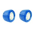 thumbnail image 1 of 2 Packs Heavy Duty Trailer Roller Ribbed Roller Hardware 110x75x19mm, 1 of 8