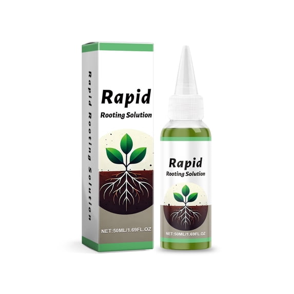 2 Packs High Efficiency Plant Growth Liquid Nutrient Solution for Hydroponics Soil Gardening Promotes Root Development Prevents Yellow Leaves 50ml Organic Fertilizer Indoor Outdoor Houseplants