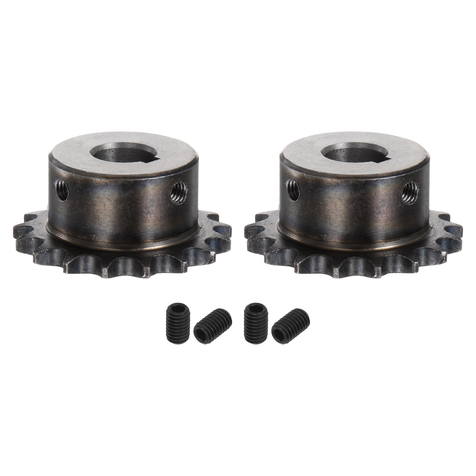 Pignone A Catena 16 Denti - Passo 3/8, Foro 17mm, Acciaio Temprato, 2 Pezzi - Foto 8