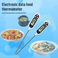 thumbnail image 1 of 2 Packs Instant Read Digital Thermometer for Meat, Bread, Baking, Liquids, Waterproof Food Temperature Thermometer with Long Probe, Backlit Display, Temperature Range -50°C to +, 1 of 7