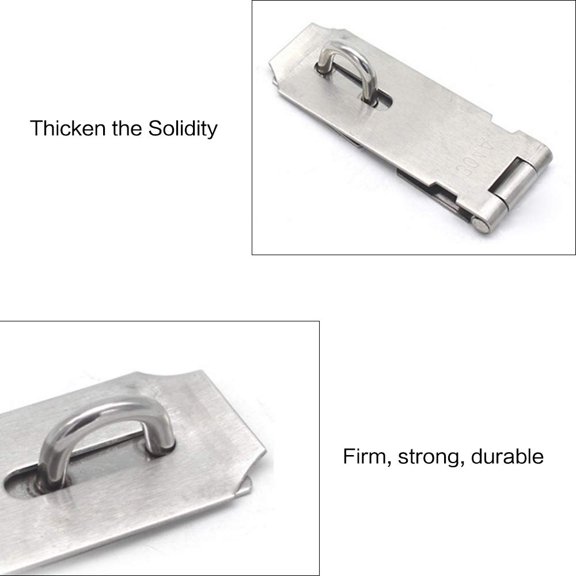 2 Packs Keyed Hasp Locks Twist Knob Keyed Locking Hasp for Small Doors, Cabinets and More,Stainless Steel Steel, Hasp Lock Catch Latch Safety Lock Door Lock with Keys (4inch, Copper)