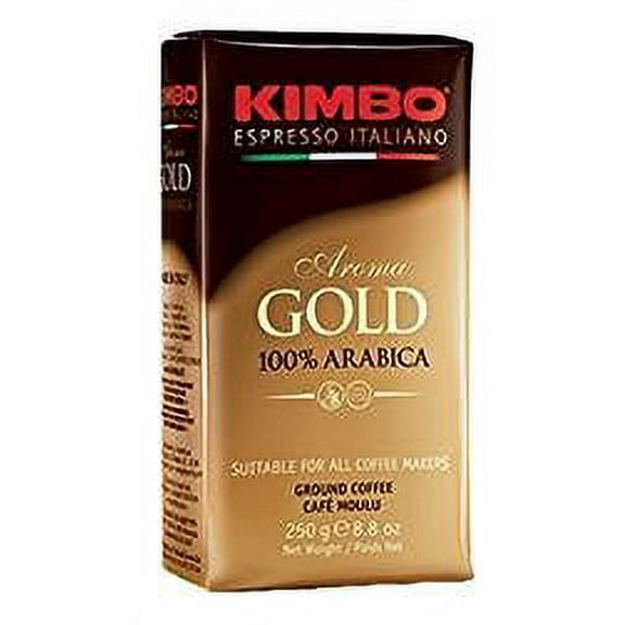 2 Packs Kimbo Aroma Gold Ground Coffee x 8.8oz/250g