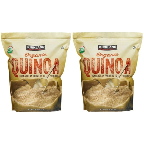 2 Packs Kirkland Signature Organic Quinoa 4.5 LB Each Pack