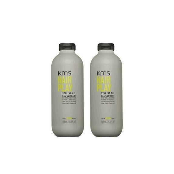 2 Packs Kms Hair Play Styling Hair Gel 25.3Oz/750Ml