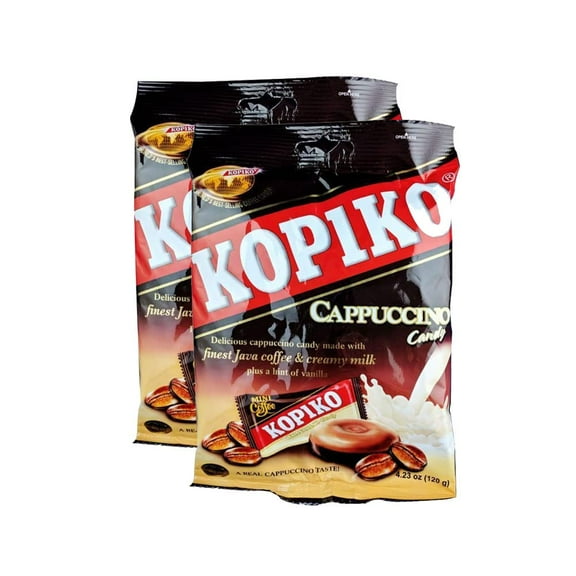 2 Packs Kopiko Cappuccino ESF27 Candy 4.23 Oz