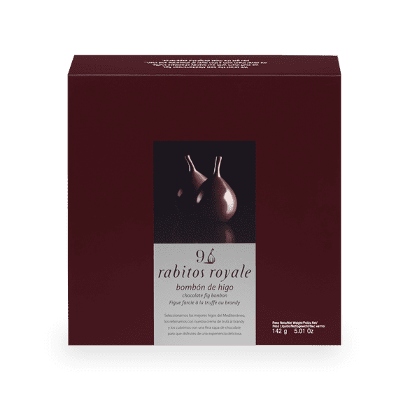 2 Packs La Higuera Rabitos Royale Chocolate Covered Figs 9 ct 5.01 oz Each