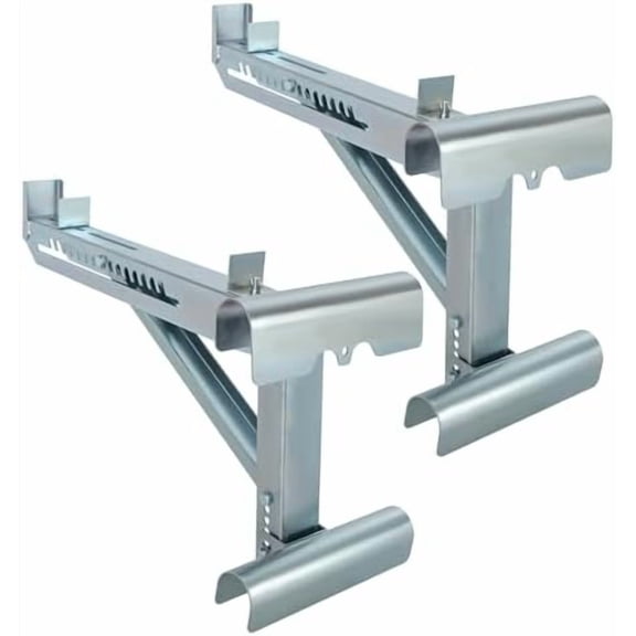 2 Packs Ladder Jack,Adjustable Extension Scaffold Ladder Jack,Ladder Mounted Scaffold Brackets for Working 20 inch Stage$$Tools