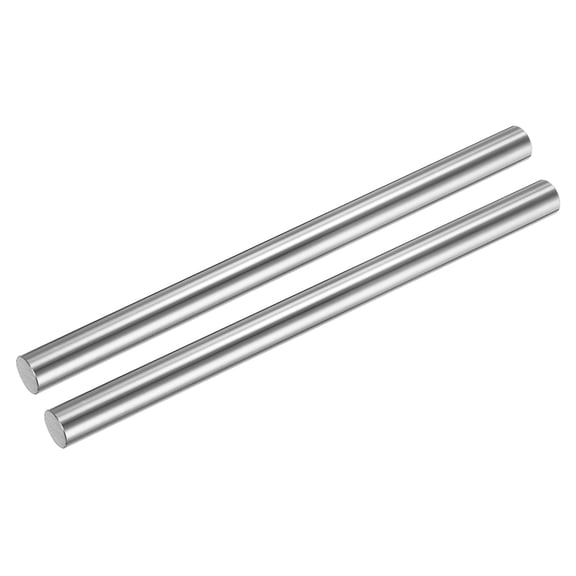 2 Packs Linear Motion Rod Shaft Guide 20mm x 250mm (0.787" x 9.84") Hardened Steel