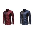 (2Packs)Men's Autumn and Winter Long Sleeve Shirt with Button Casual