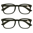 thumbnail image 1 of 2 Packs Mens Womens Oval Round Frame Reading Glasses Blue Light Blocking Readers +3.50, 1 of 5