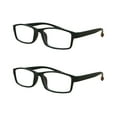 thumbnail image 1 of 2 Packs Mens Womens Rectangle Reading Glasses Blue Light Blocking Readers +2.00, 1 of 6