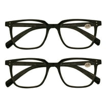 2 Packs Mens Womens Unisex Oval Frame Reading Glasses Blue Light Blocking Readers  1.00